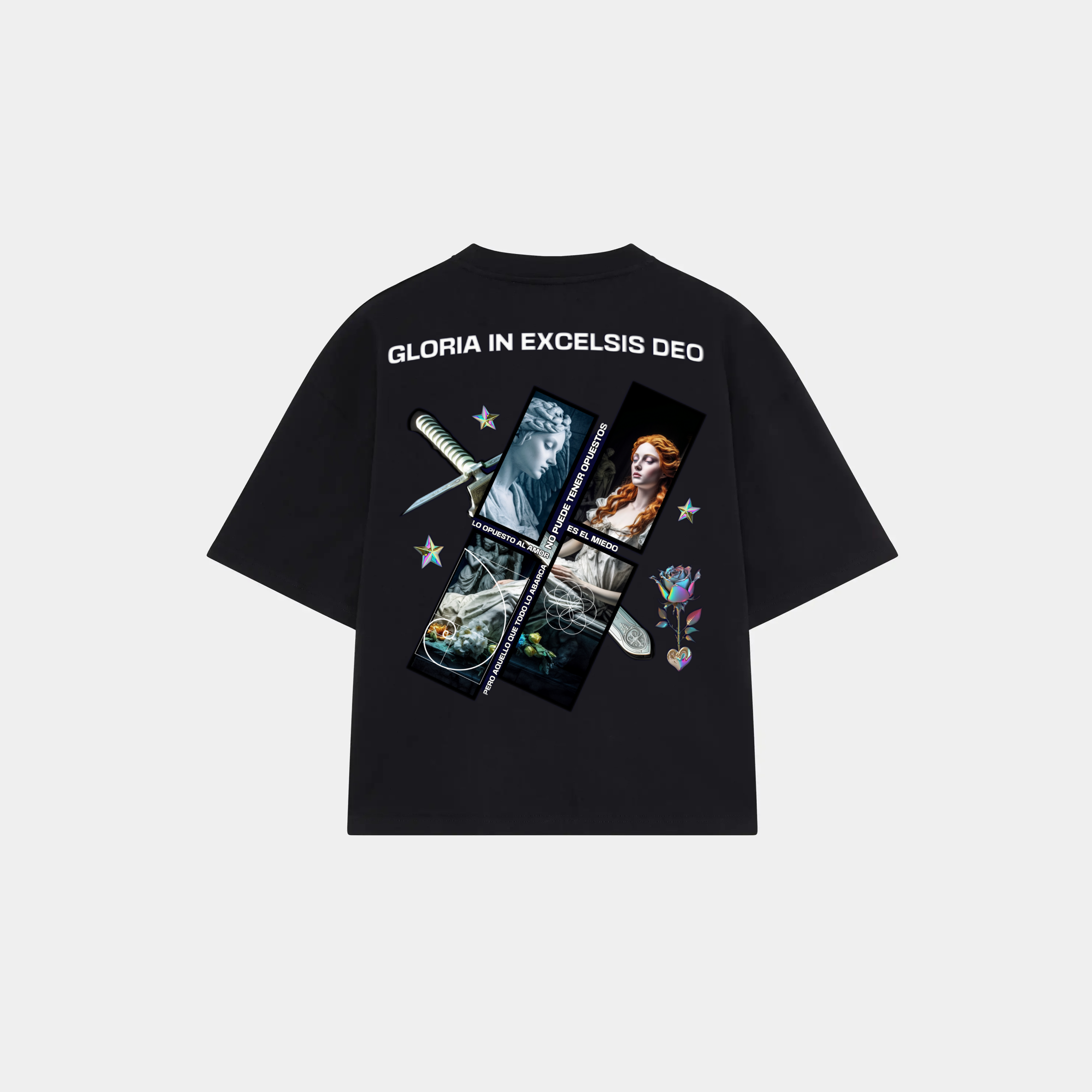 Omega Black Fitted Tee