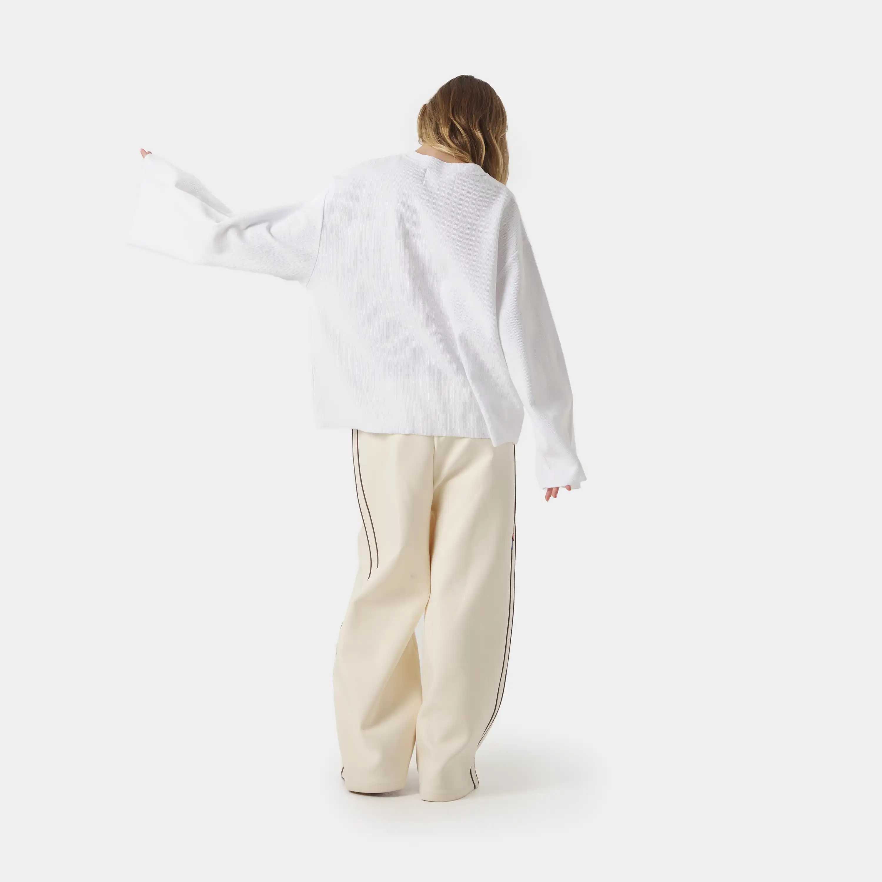 Logo White Long Sleeve