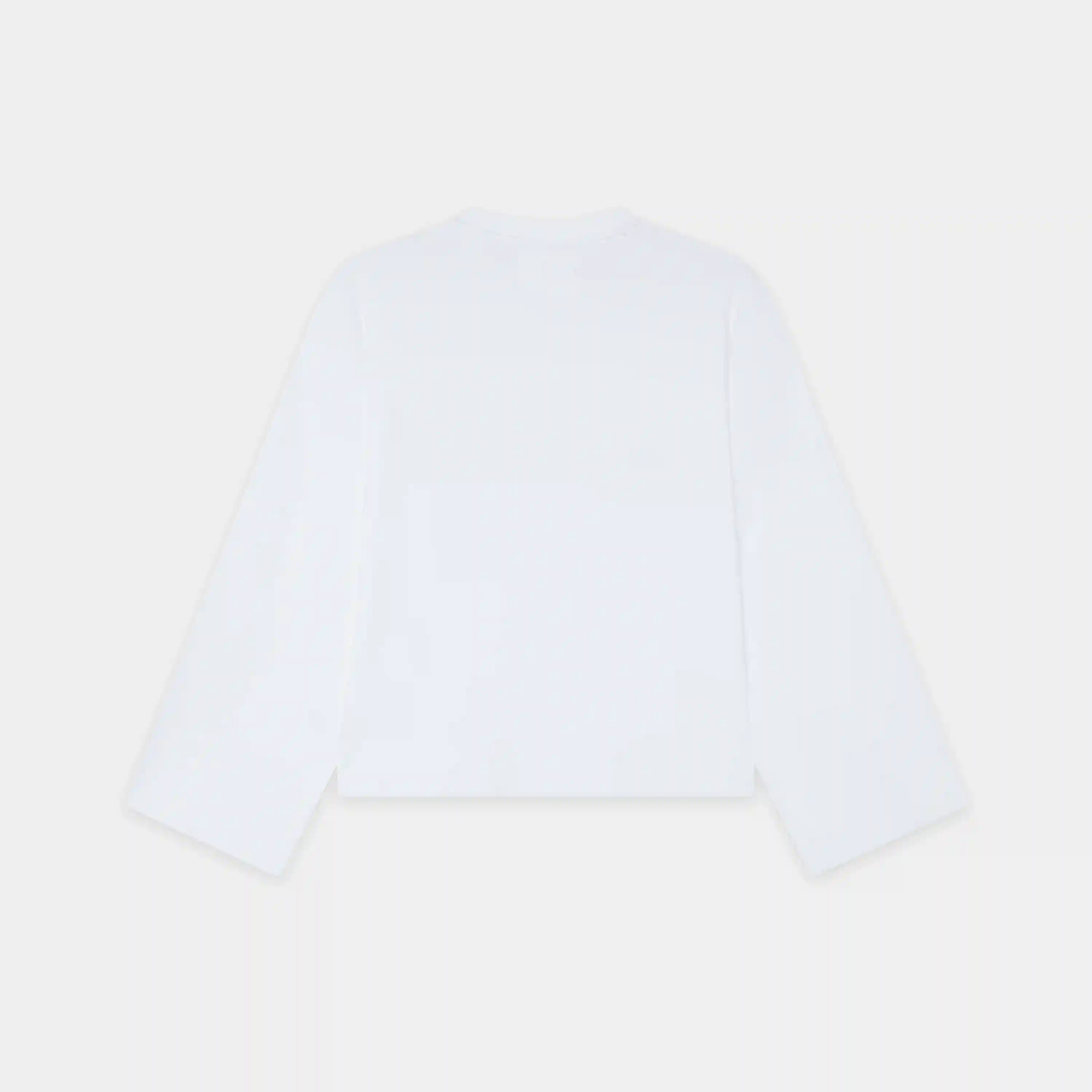 Logo White Long Sleeve