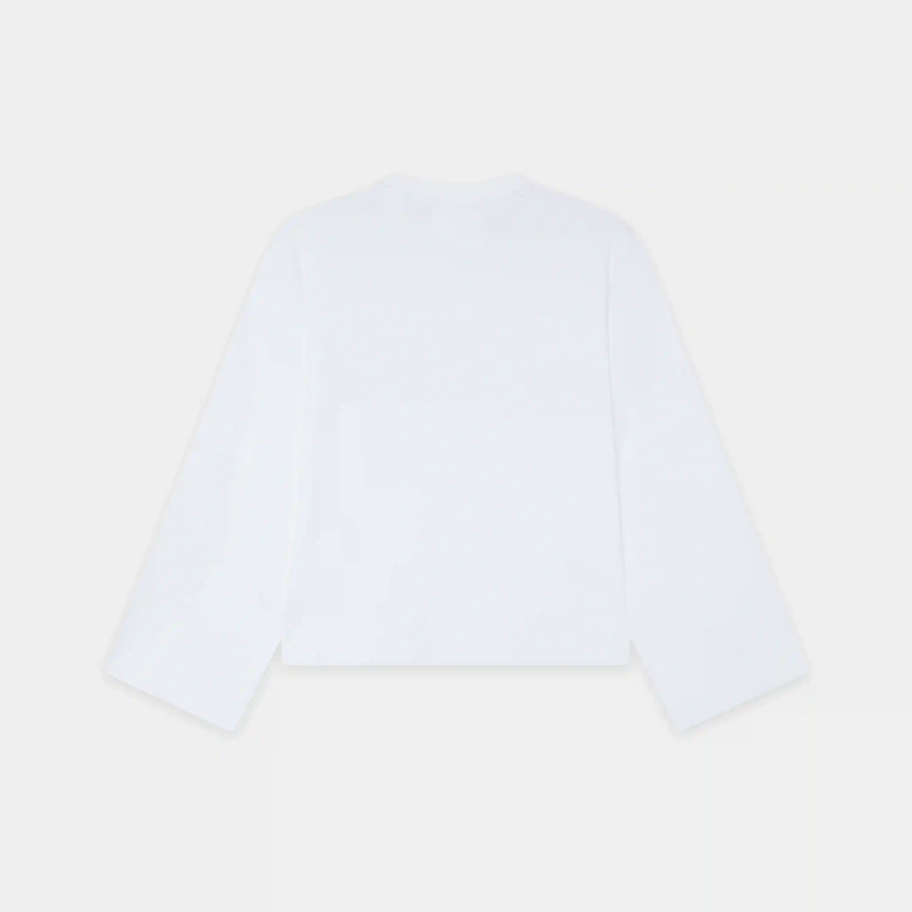 Logo White Long Sleeve