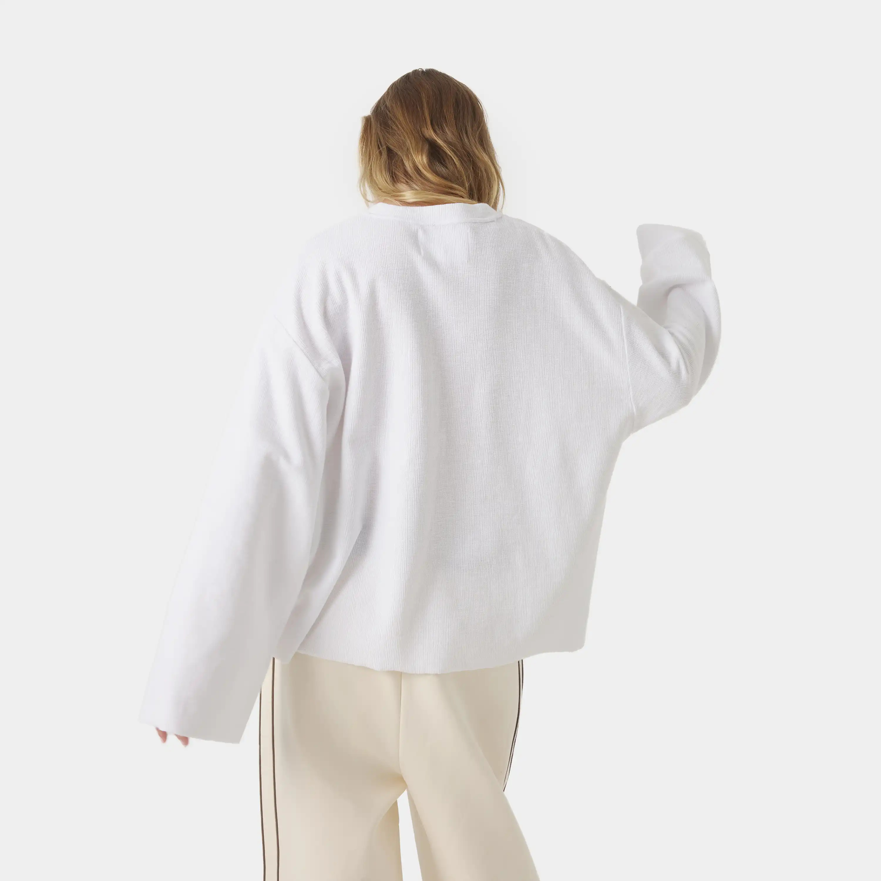 Logo White Long Sleeve