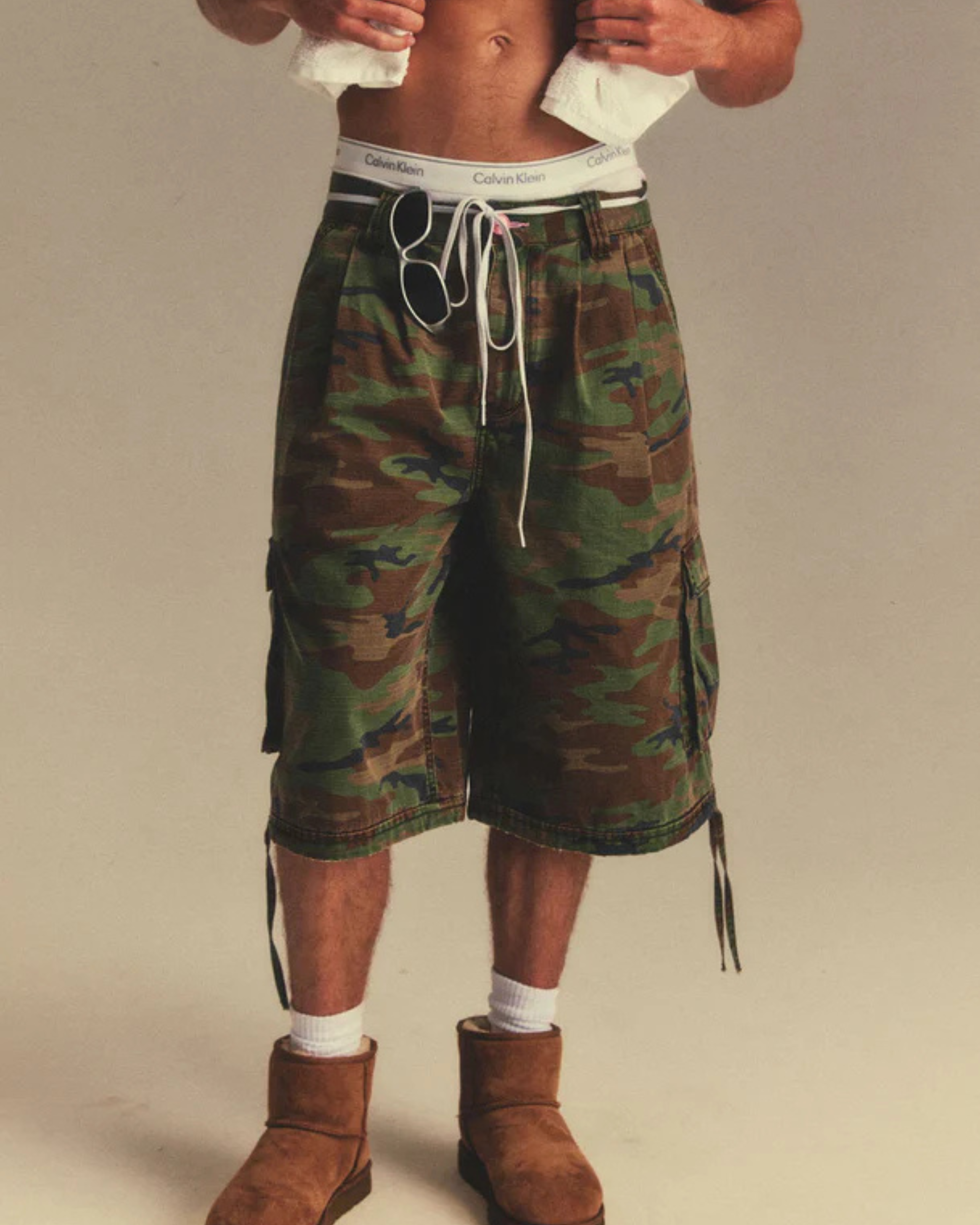 Baggy Camo Shorts