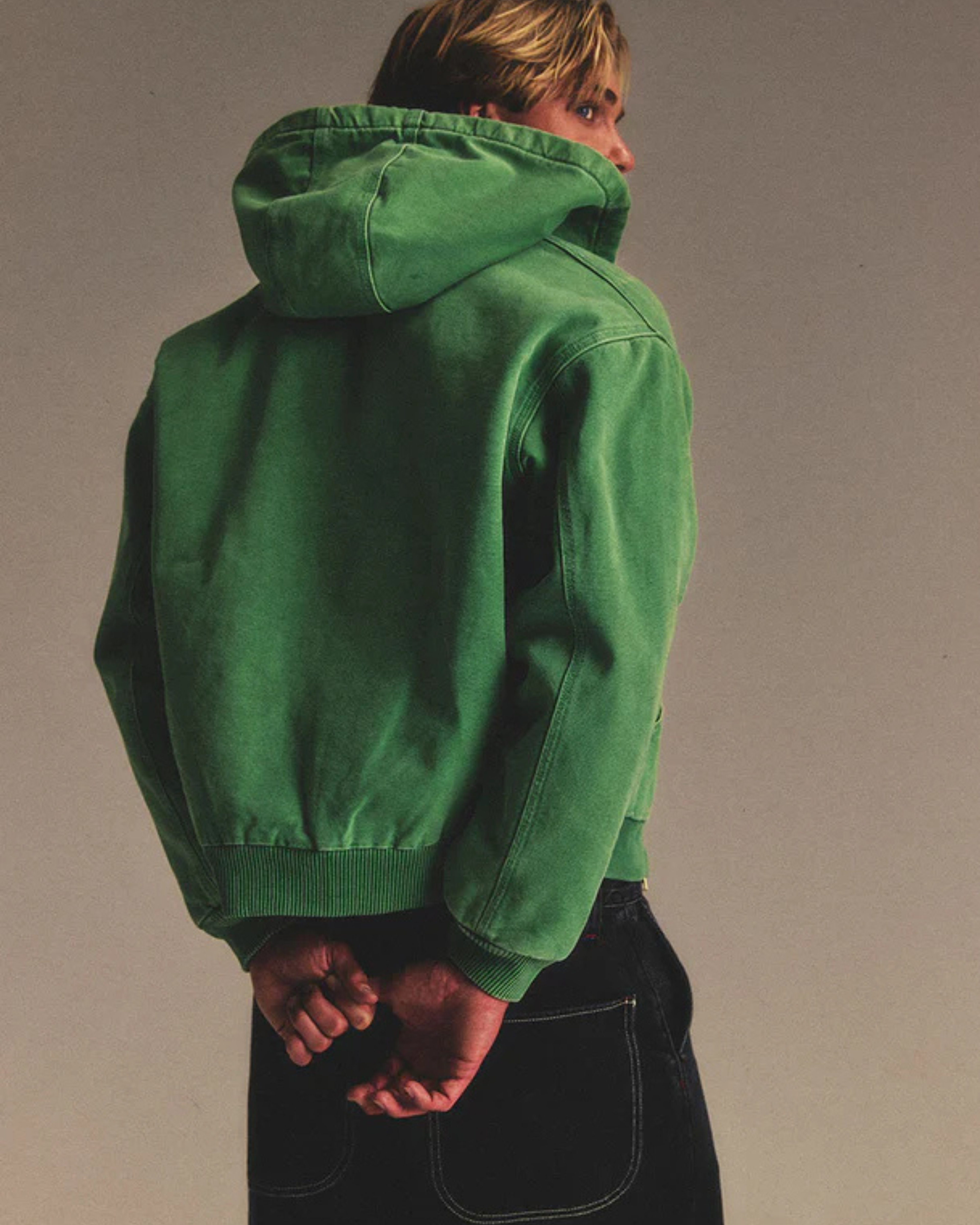 Hooded Petrol Jacket