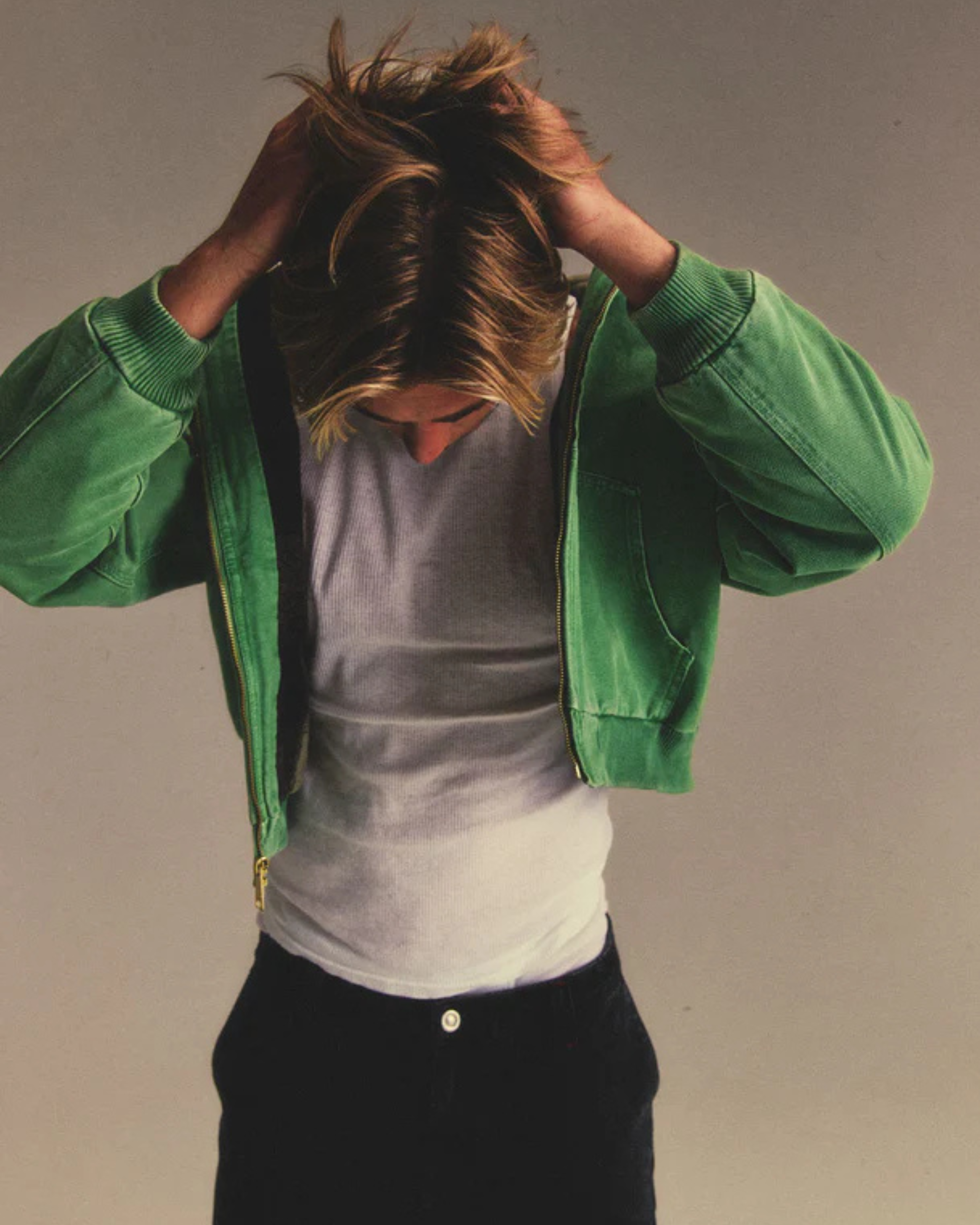 Hooded Petrol Jacket